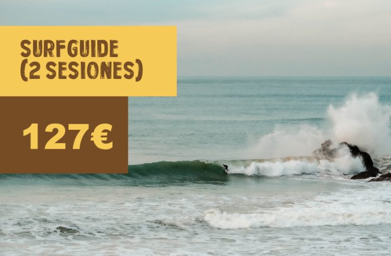 Surfguide 2 sesiones, 127 euros